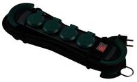 Bachmann HOOK Outdoor - Steckdosenleiste - Ausgangsanschlüsse: 4 (4 x Stecker, 2-polig)
