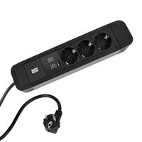 Bachmann PRIMO 2 - Steckdosenleiste - Ausgangsanschlüsse: 3 (USB, 3 x Stromversorgung)