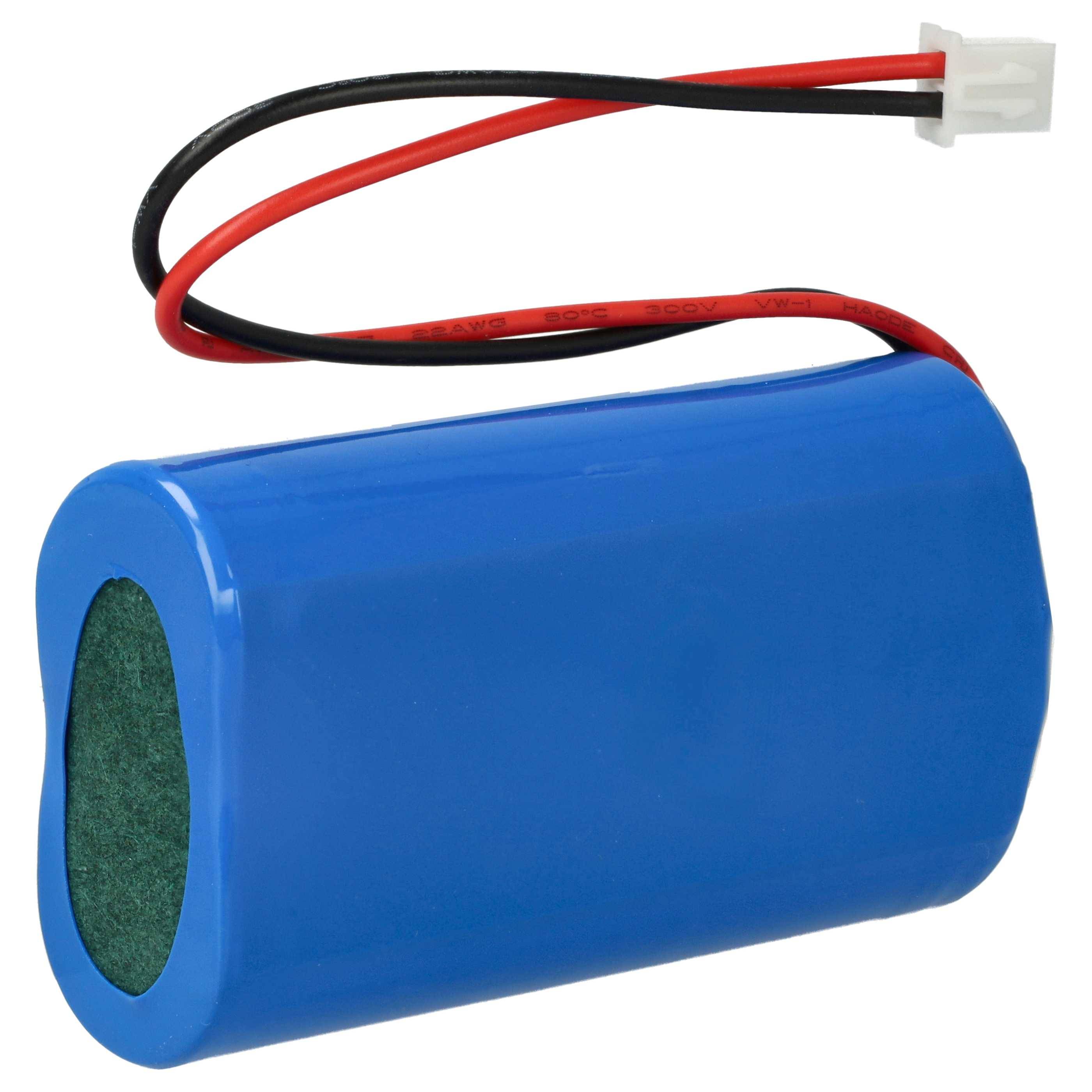 vhbw 2x Akku kompatibel mit Villeroy & Boch Neapel 2.0 96876, Neapel 2.0 96875 Tischlampe, Nachttischlampe (4400 mAh, 3,7 V, Li-Ion)