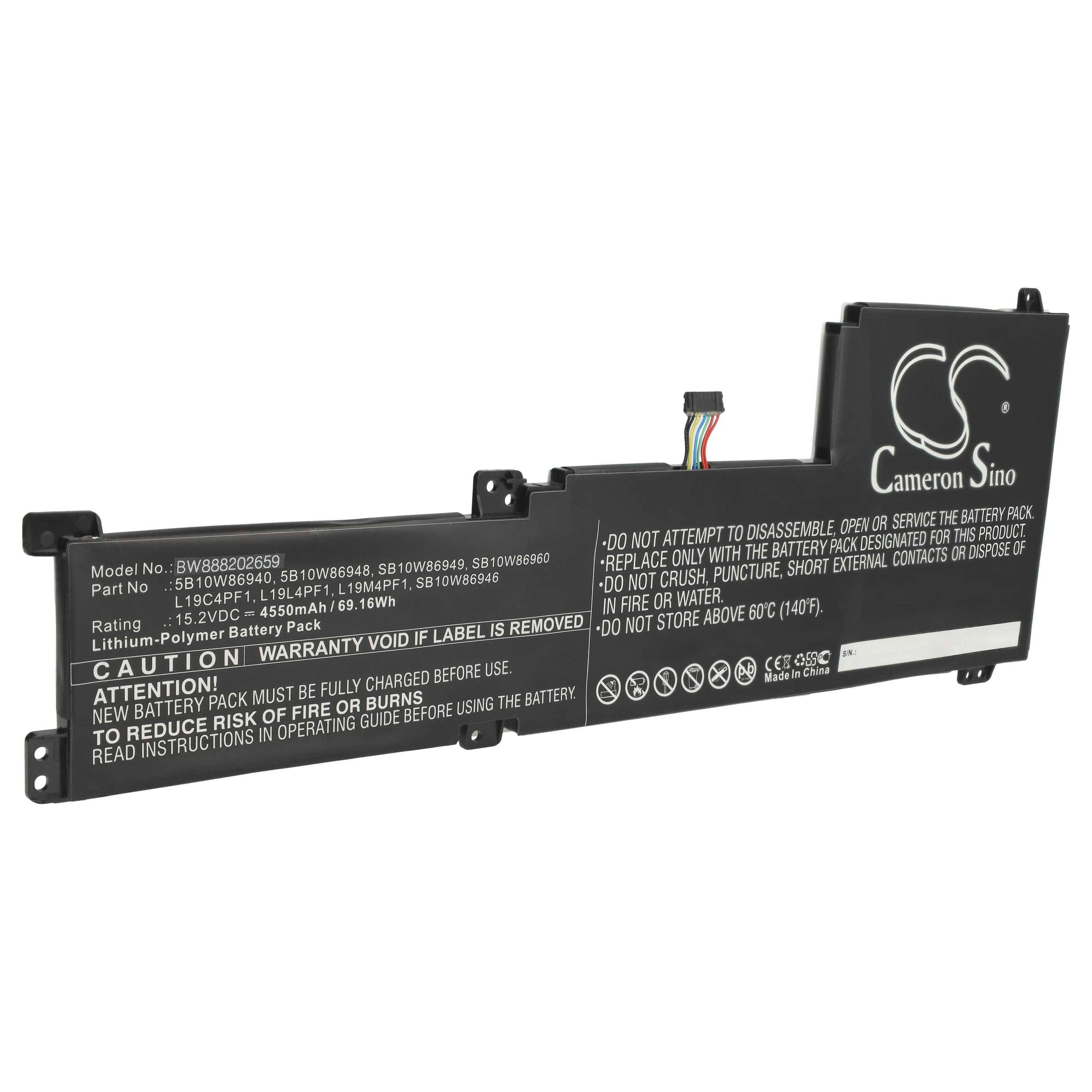 vhbw Akku kompatibel mit Lenovo Xiaoxin 15 2020 | Notebook (4550 mAh, 15,2 V, Li-Polymer)
