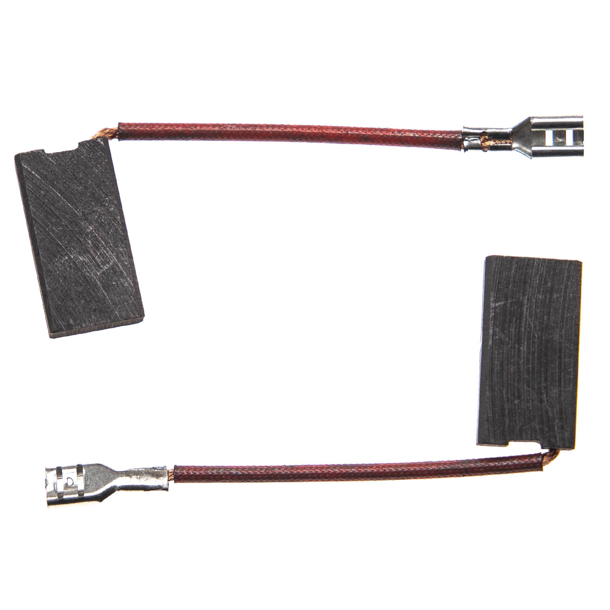 vhbw Kohlebürste 24 x 12,5 x 6,3 mm kompatibel mit ELU WS51EB Typ 2, WS52EA Typ 1, WS 24230 AA Typ 1, WS51EA Typ 1 Elektrowerkzeug