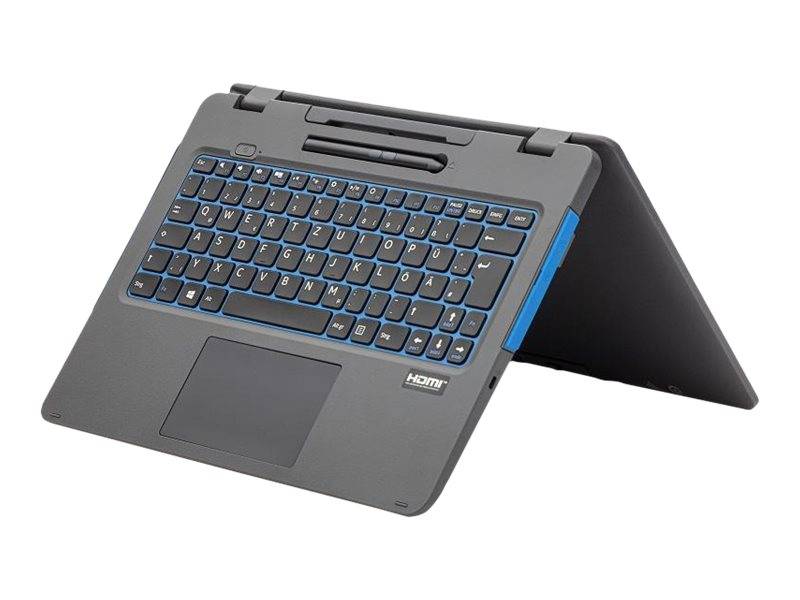 TAROX Lightpad 1110 - Flip-Design - Pentium Silver N5000 / 1.1 GHz - Win 10 Pro Education - UHD Graphics 605 - 4 GB RAM - 128 GB SSD - 29.46 cm (11