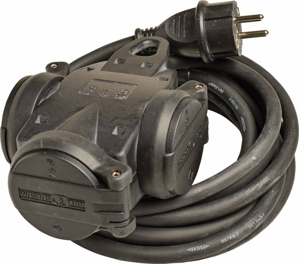 Walther Werke 3-fach Verteiler Steckdose 39100301045304