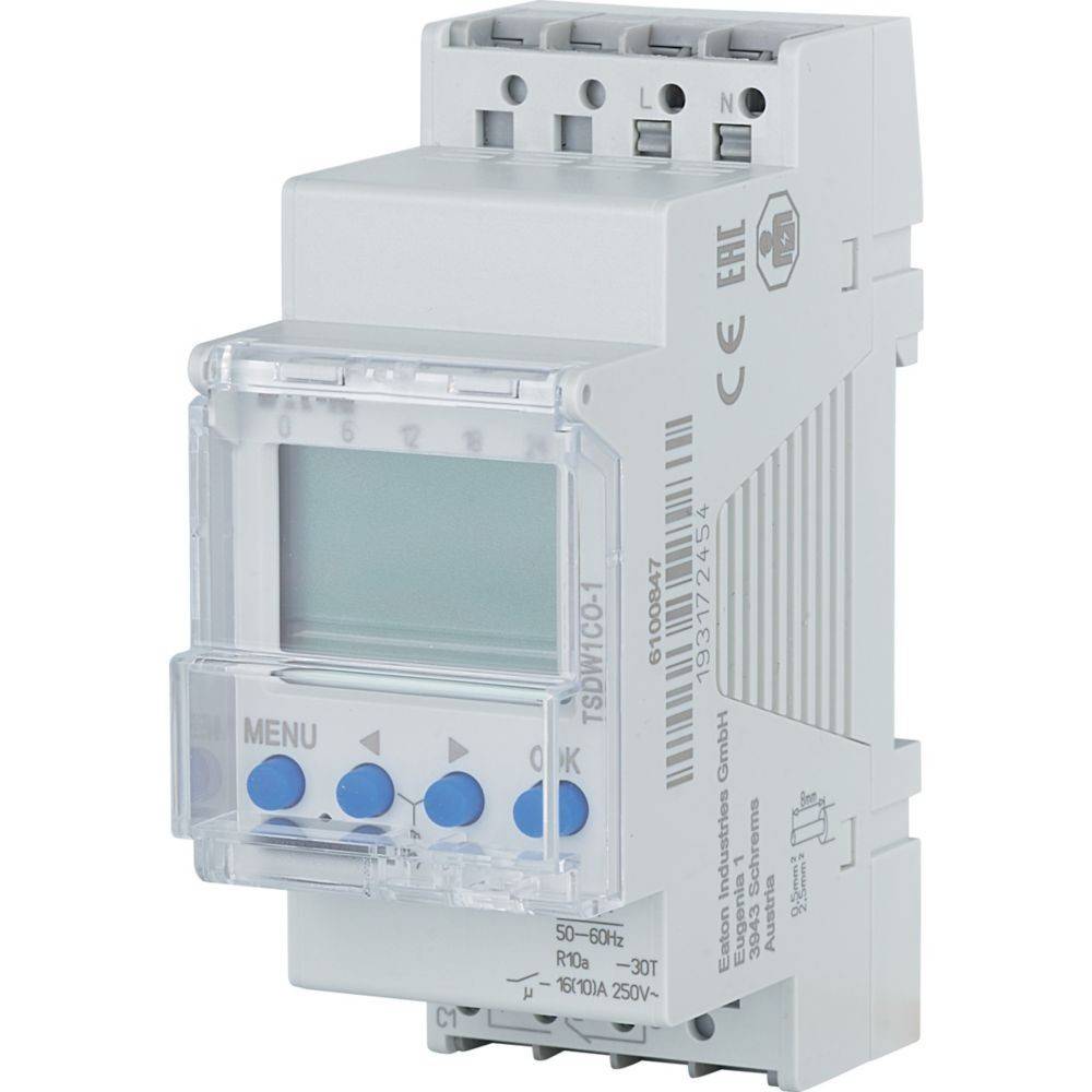 Eaton Digitale Zeitschaltuhr TSDW1CO-1