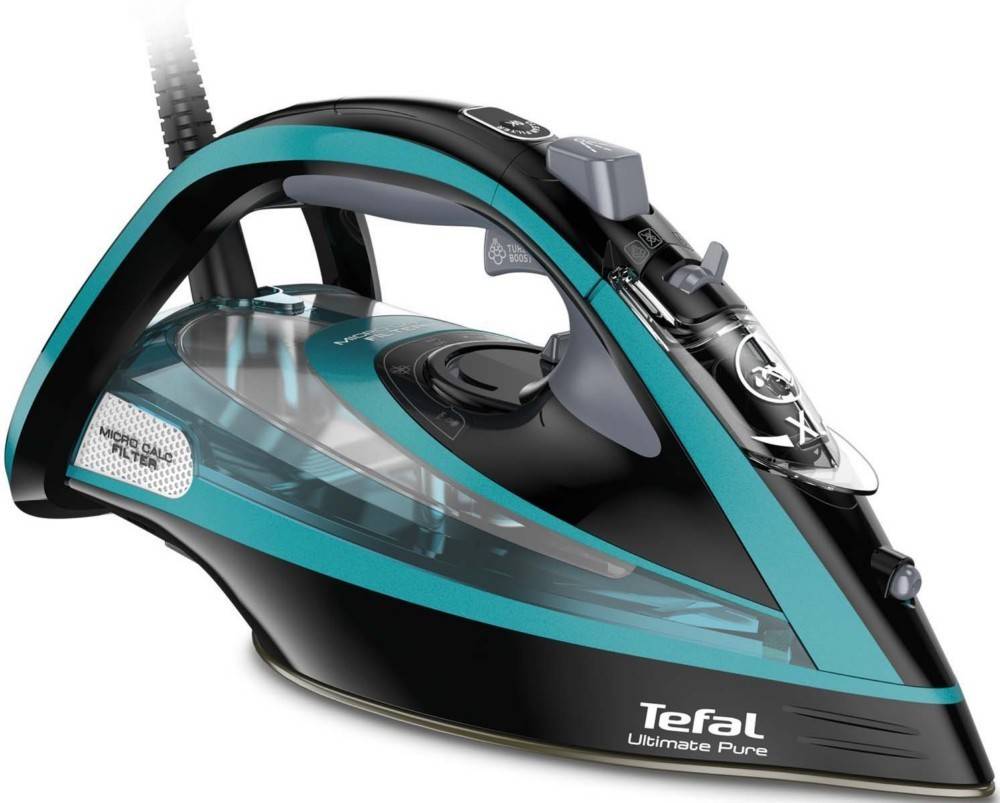 4 Stk. Tefal TEF Dampfbügeleisen FV 9844 sw/türkis