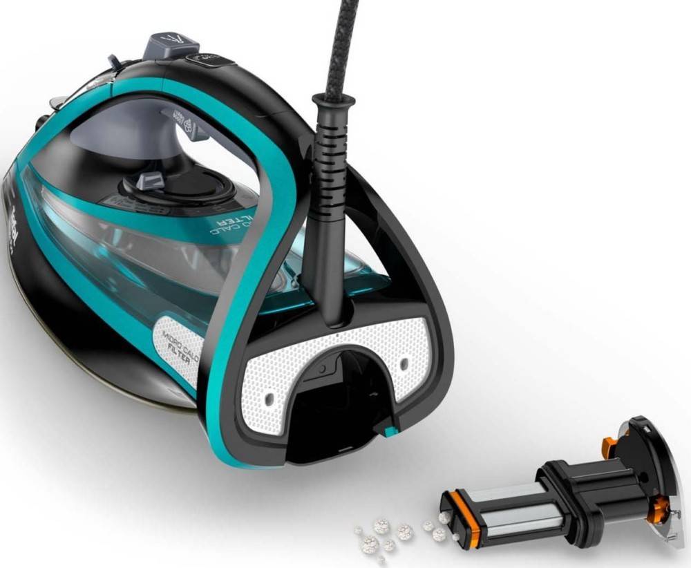 4 Stk. Tefal TEF Dampfbügeleisen FV 9844 sw/türkis