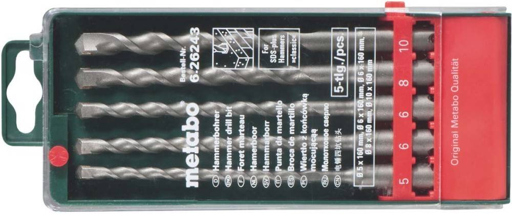 Metabo SDS-plus classic Bohrerset 626243000