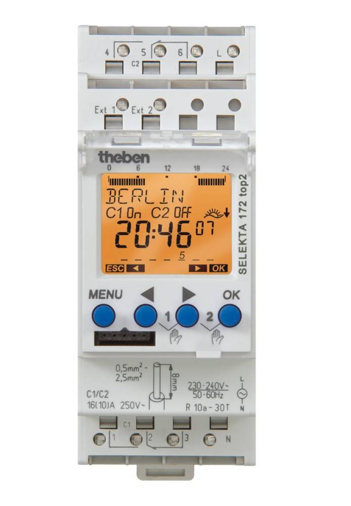 Theben Zeitschaltuhr SELEKTA 172 top2 24V