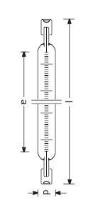 Radium Lampenwerk Halogeninfrarotstrahler ITT 1000W235V0170R7S