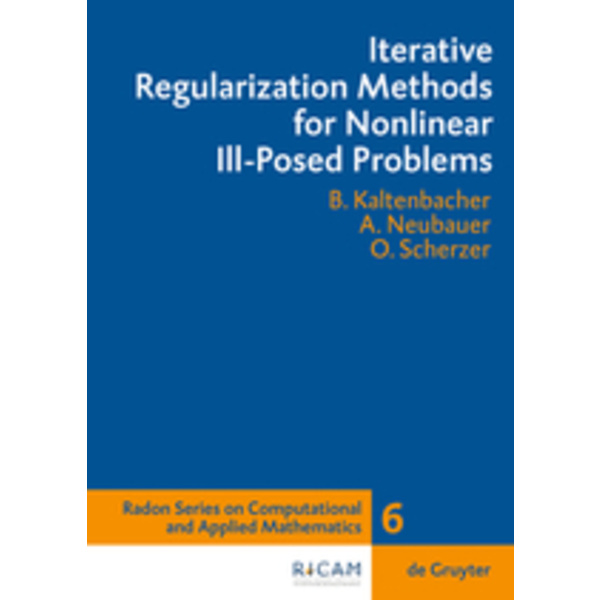 Iterative Regularization Methods for Nonlinear Ill-Posed Problems Radon Series on Computational and Applied Mathematics 6