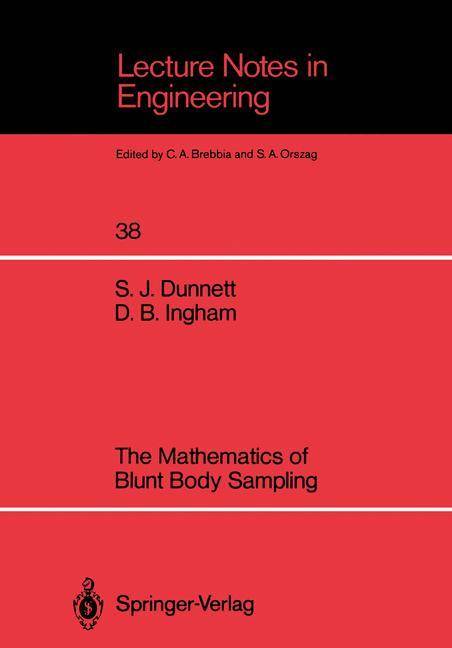 The Mathematics of Blunt Body Sampling Lecture Notes in Engineering 38
