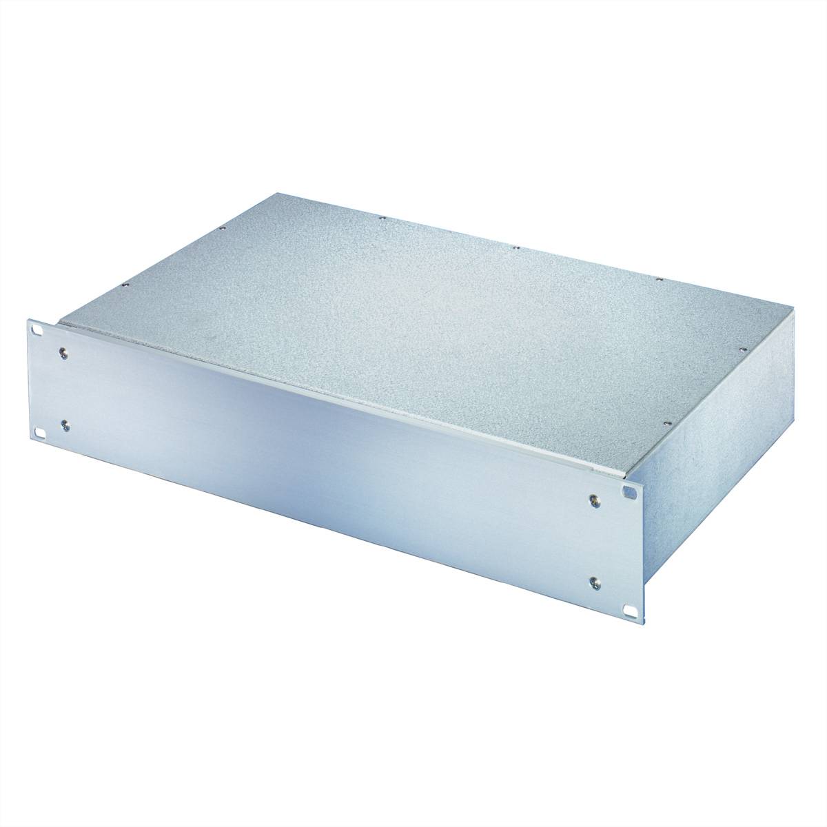 SCHROFF 19"-Kompletteinschub aus Stahlblech, Deck- und Bodenblech geschlossen - MULTIPAC 2HE 280T ALZN