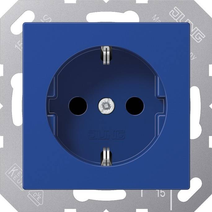Jung SCHUKO-Steckdose 16A 250V A 1520 BFKI BL