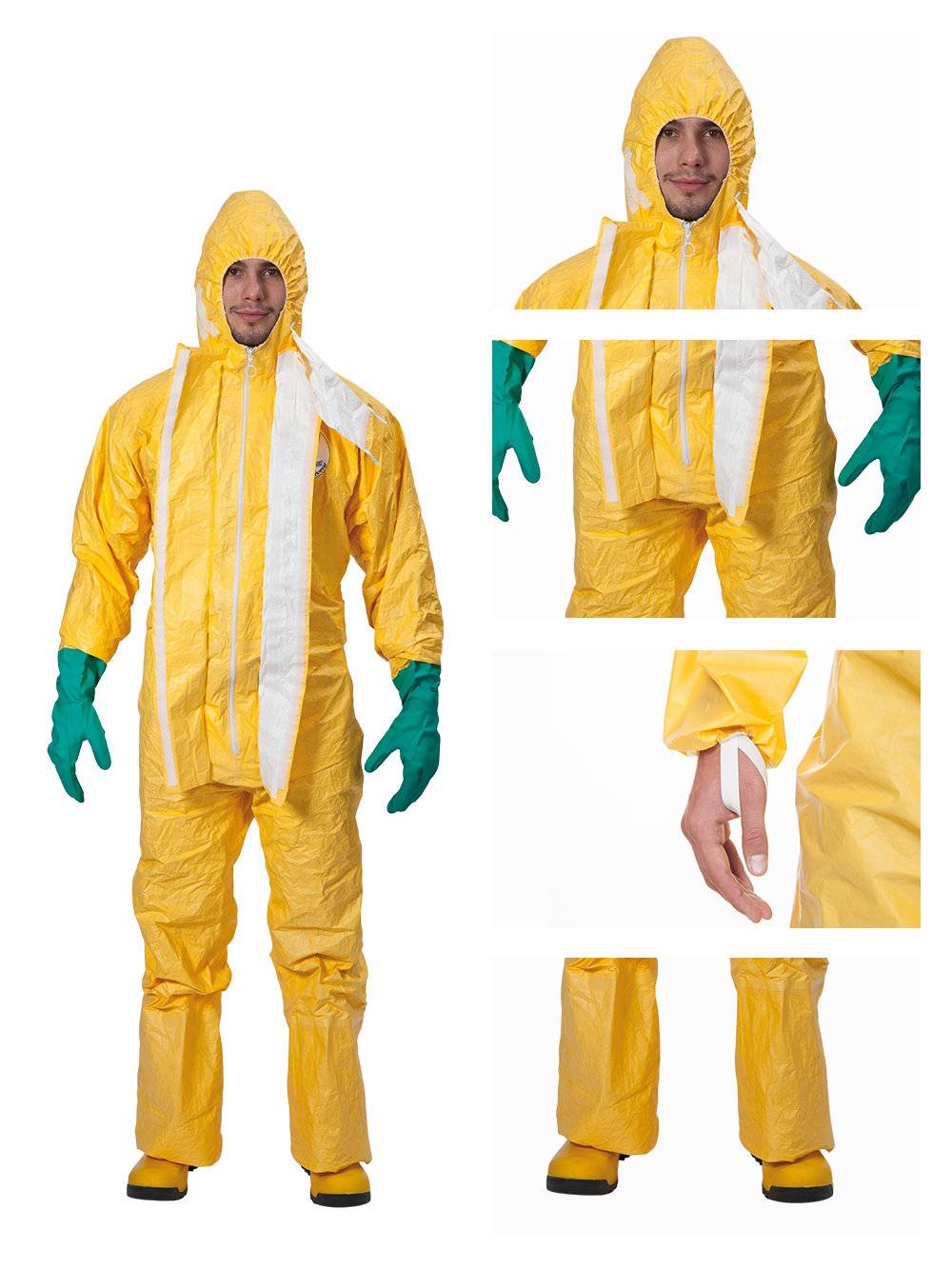 ProChem I C gelb Gr. XL 3S Tychem C Prochem I Overall gelb, Chemikalienschutzkleidung