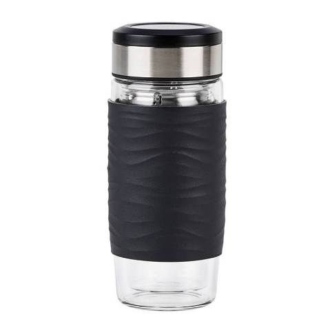 EMSA N20803 TEA MUG - Transparent - Glas - Silikon - Edelstahl - Tee - China - 420 ml - 82 mm