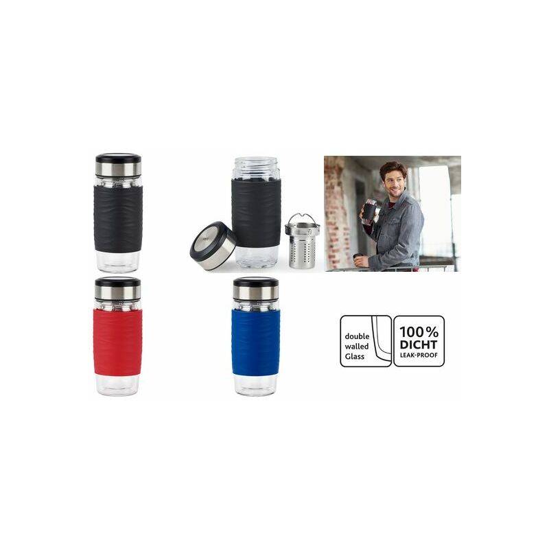 emsa Isolierbecher TEA MUG, 420 ml, rot