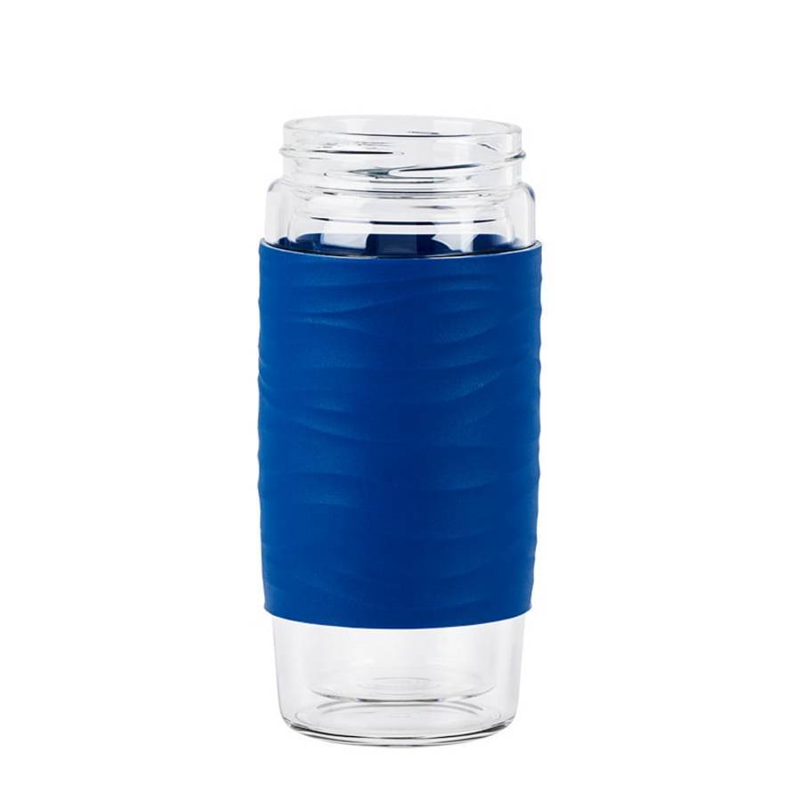 EMSA N20805 TEA MUG - Transparent - Glas - Silikon - Edelstahl - China - 420 ml - 82 mm