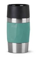 EMSA N21603 TRAVEL MUG COMPACT, Grün, Silikon, Edelstahl, Edelstahl, Polypropylen (PP), China, 0,3 ml