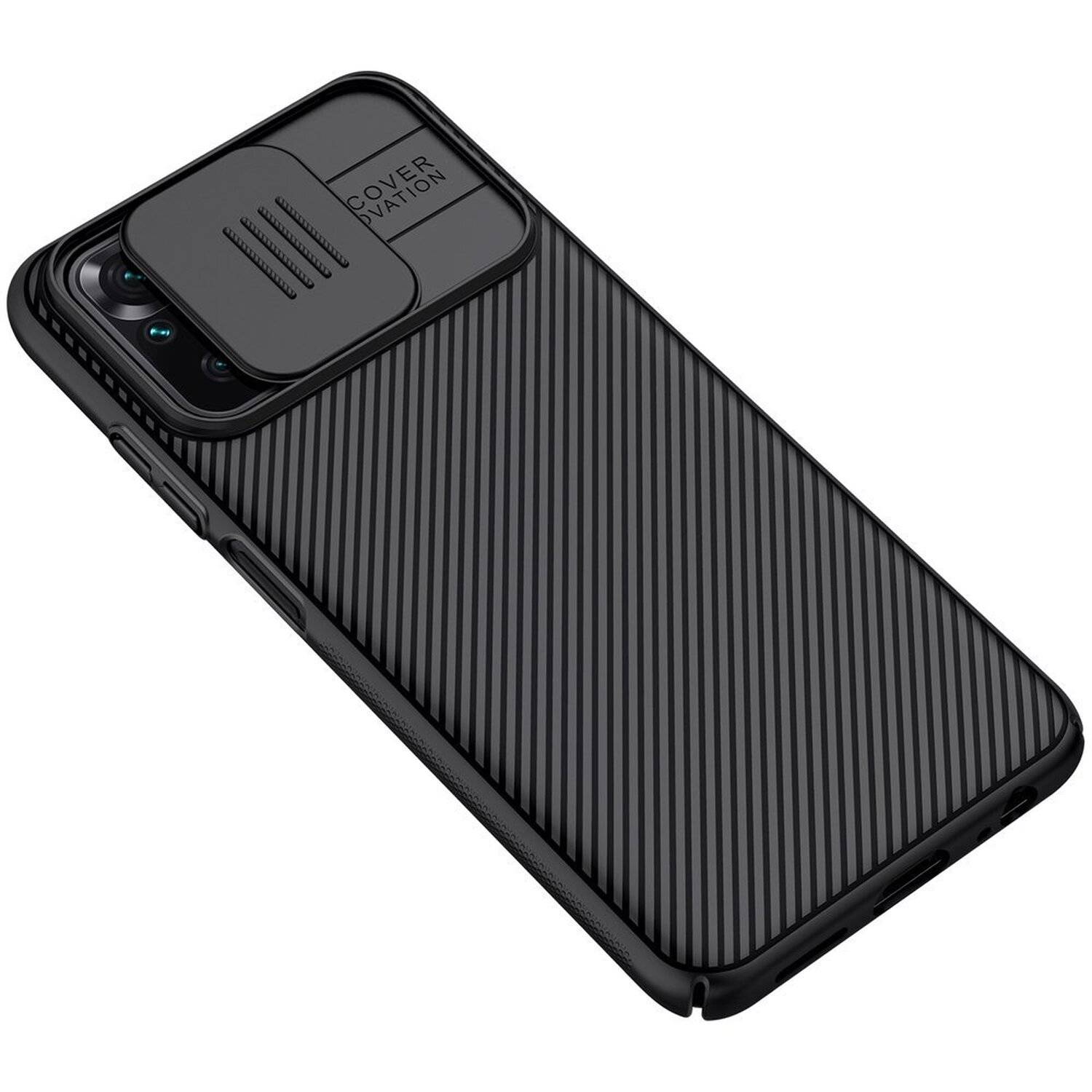Nilkin CamShield Case Slim Handyhülle Schutzhülle mit Kameraschutz Kameraabdeckung kompatibel mit Xiaomi Redmi Note 10s