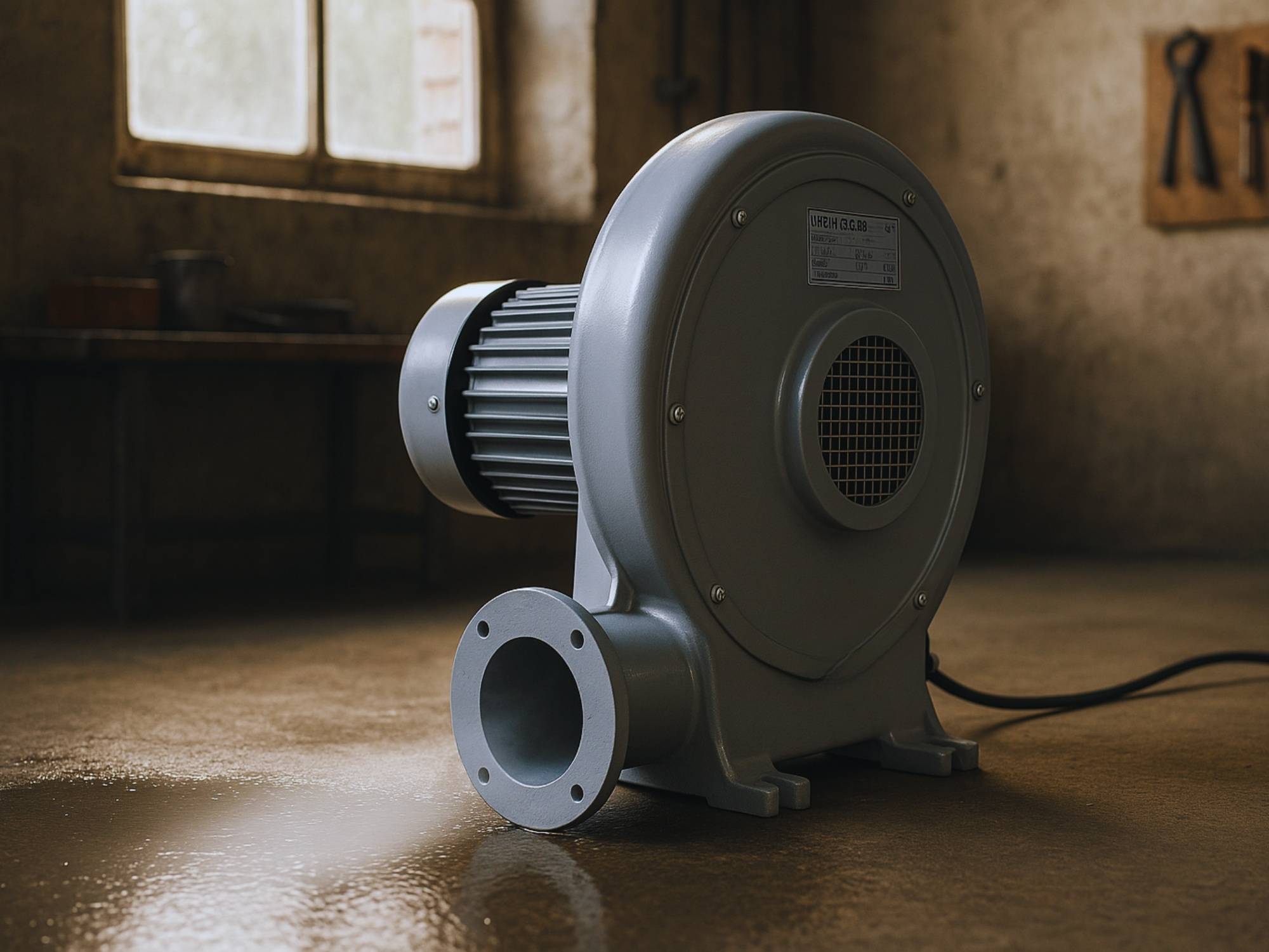 WDH Druckgebläse WDH-DG19 - 1.000 W - 1.200 m³/h Luftumwälzung - Radiallüfter, Gebläse, Belüfter