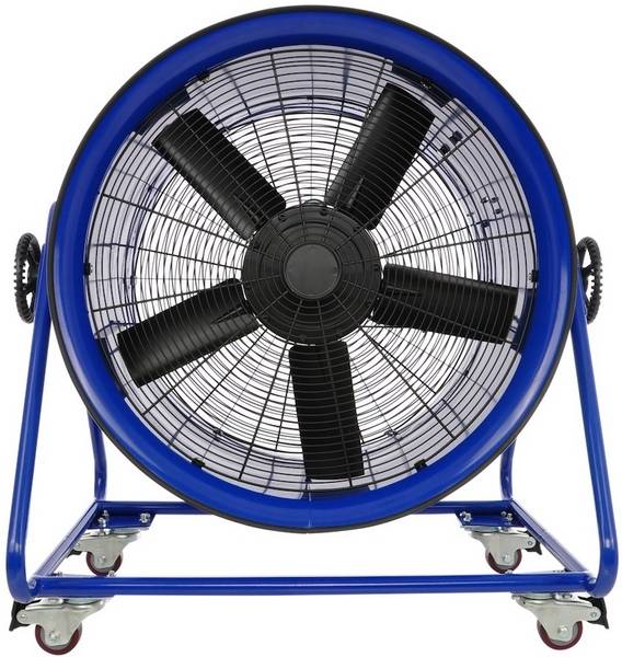 WDH Windmaschine WDH-WM120 - 750 W - (Ø x H) 60 x 87 cm - Metall - Industrieventilator - 9.600 m³/h Luftumwälzung