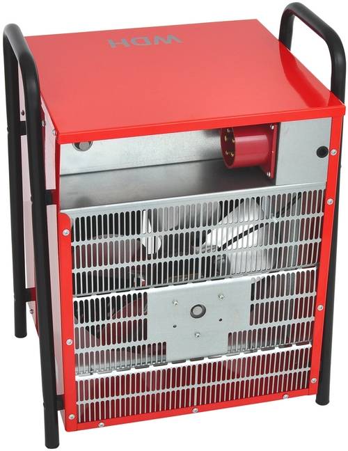 WDH Elektroheizer WDH-IFH15 (15kW) - Raumtrockner, Profi-Heizgebläse - 125m² - H 55 x B 41 x T 36 cm