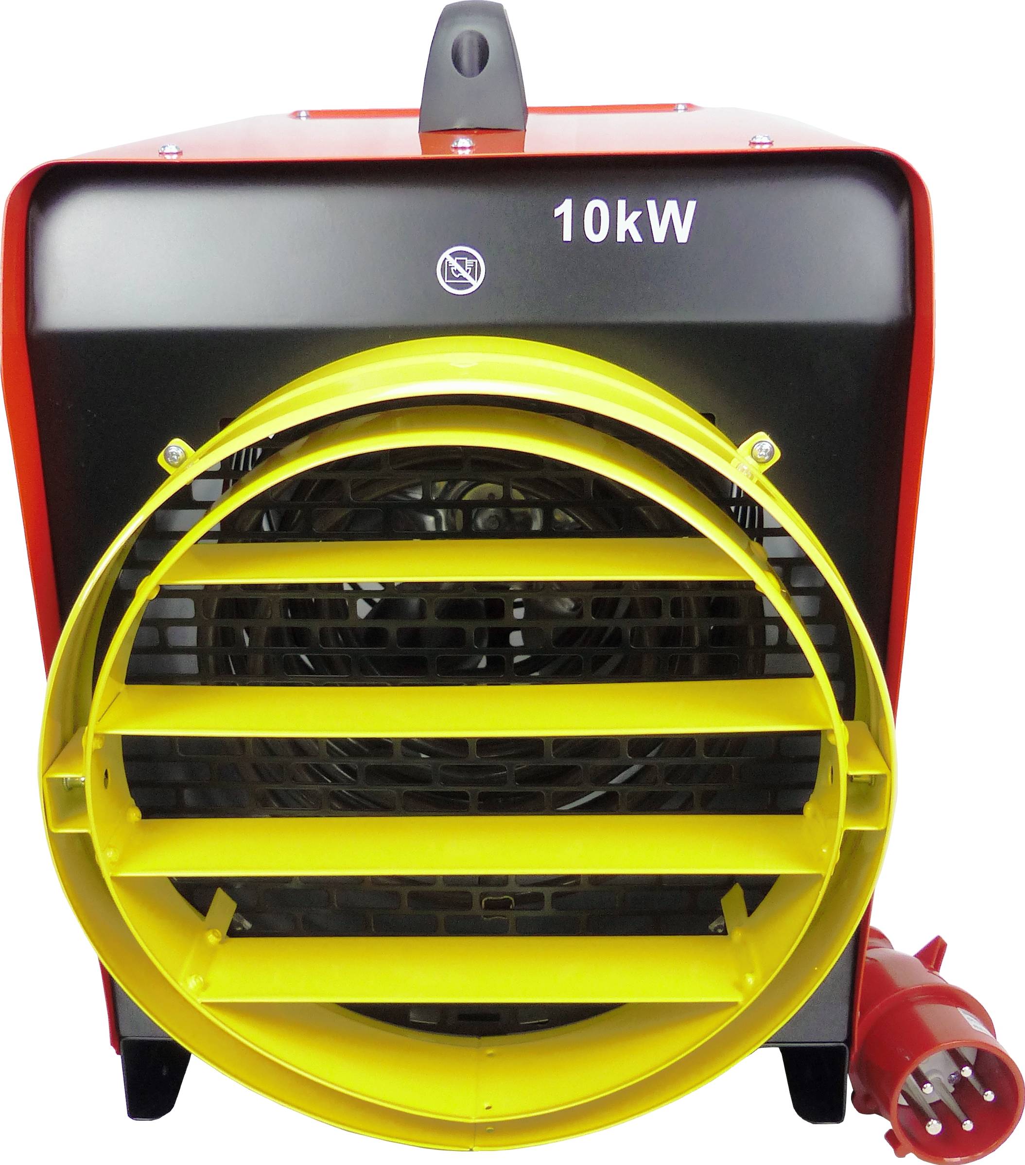 WDH Starkstromheizgebläse WDH-BGP10S (10kW) - Zeltheizung, Bauheizer - 83m² - H 49 x B 36 x T 44,5 cm