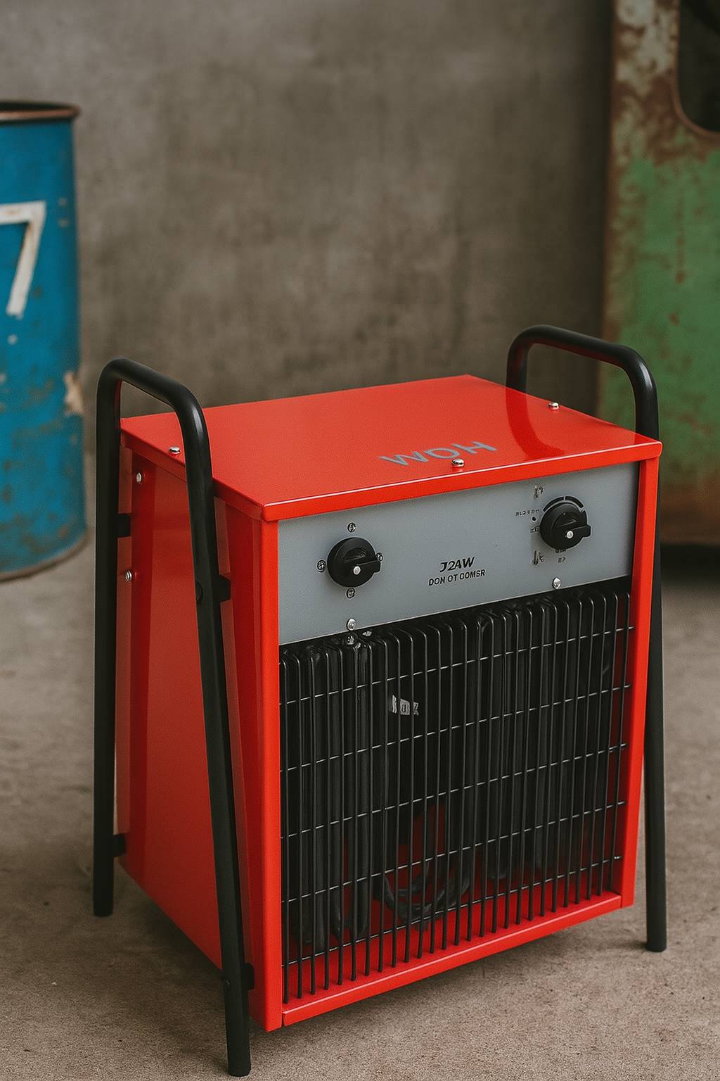 WDH Elektroheizer WDH-IFH20 (20kW) - Industriebeheizung, Starkstrom - 167m² - H 60 x B 43 x T 38 cm