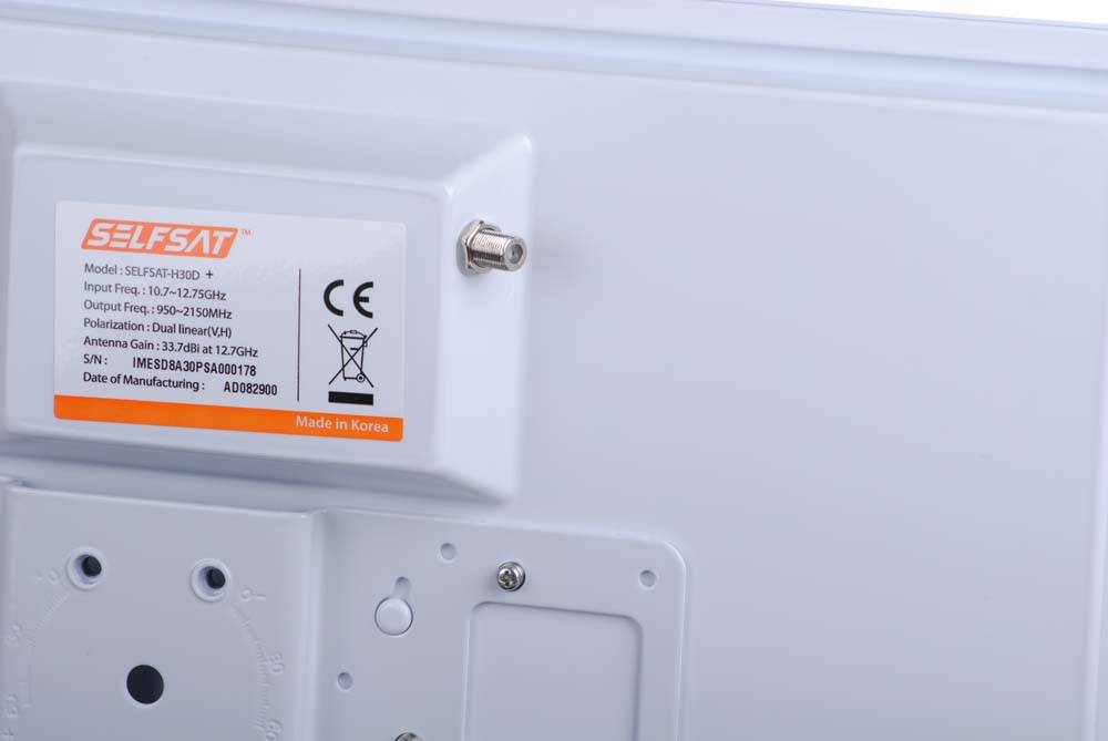 Selfsat H30D Plus Single inkl. Fensterhalterung