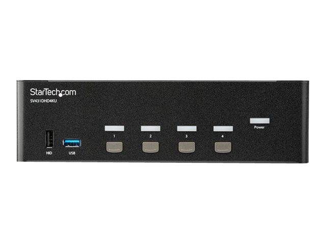 StarTech.com KVM Switch HDMI 4 Port - 4K 30 Hz