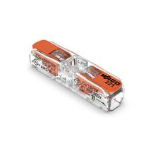 Wago 221-2411, Orange, Transparent, Weiblich, Gerade, Polycarbonat (PC), 24/16, Kupfer
