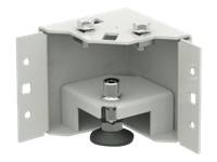 EFB 4 Sockelecken, nivellierbar, H=100 mm RAL7035, für Schra