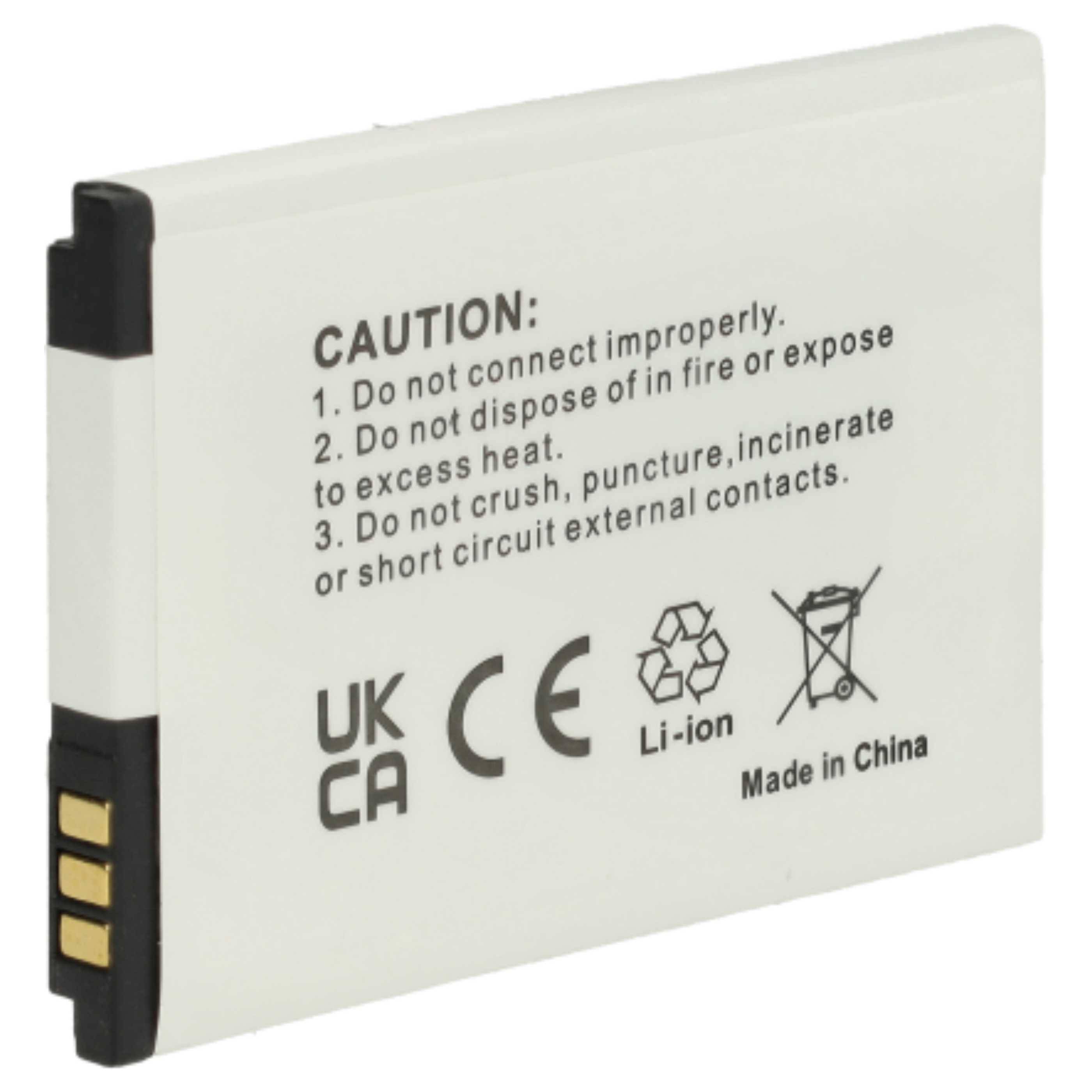 vhbw 10x Akku kompatibel mit Auerswald COMfortel M-520, M-720, M-710 schnurlos Festnetz Telefon (700 mAh, 3,7 V, Li-Ion)