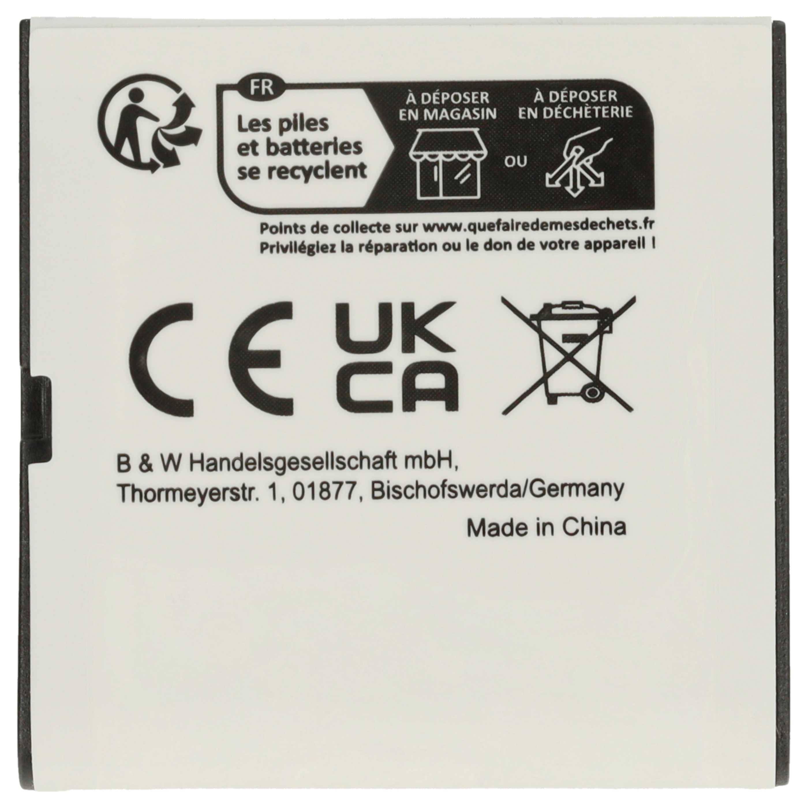 vhbw 3x Akku kompatibel mit Kodak Pixpro AZ361 Astro Zoom, AZ362, AZ251, AZ365, AZ361, AZ362 Astro Zoom Kamera (950 mAh, 3,6 V, Li-Ion)