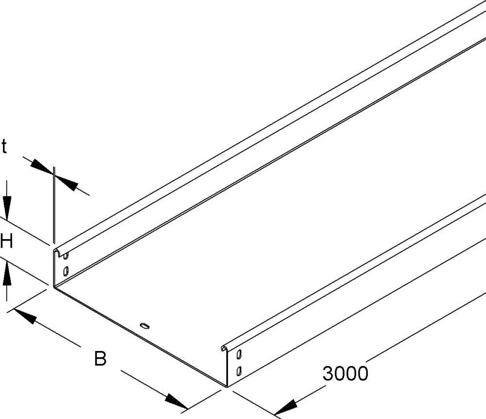 Niedax Kabelrinne RSUS 60.100 OV