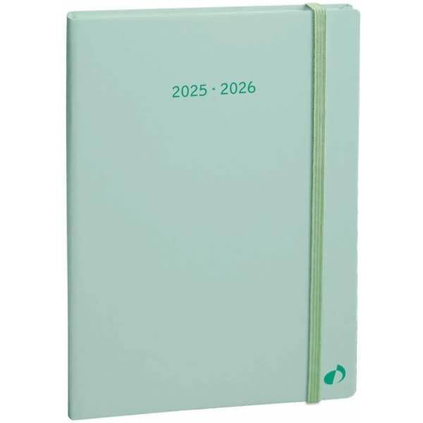 Buchkalender Plan Note 15 15x21cm Pastell Grün 2027