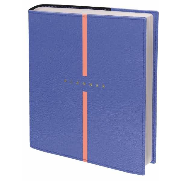 Buchkalender Plan Day 16x16cm Billy Lavendelblau 2024