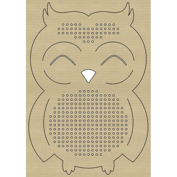 Kreuzstich-Bastelset Tiere VE=24 Blatt / 12 Motive