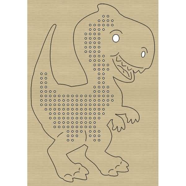 Kreuzstich-Bastelset Tiere VE=24 Blatt / 12 Motive