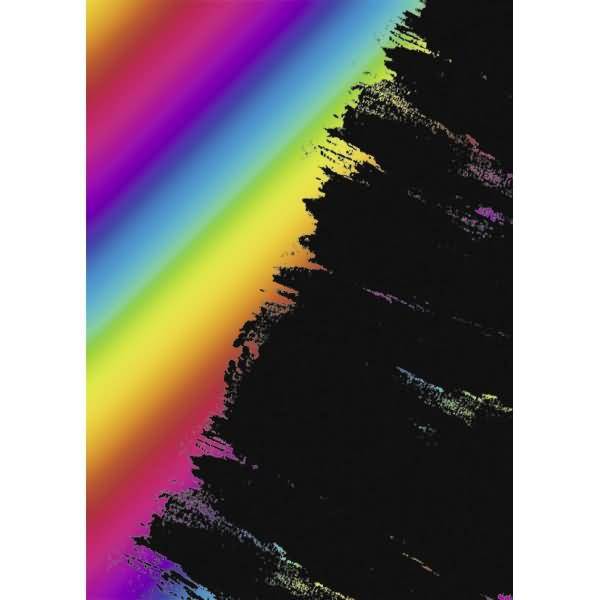 Magische Kratzelbögen A5 VE=10 Blatt mit Bambus-Stick