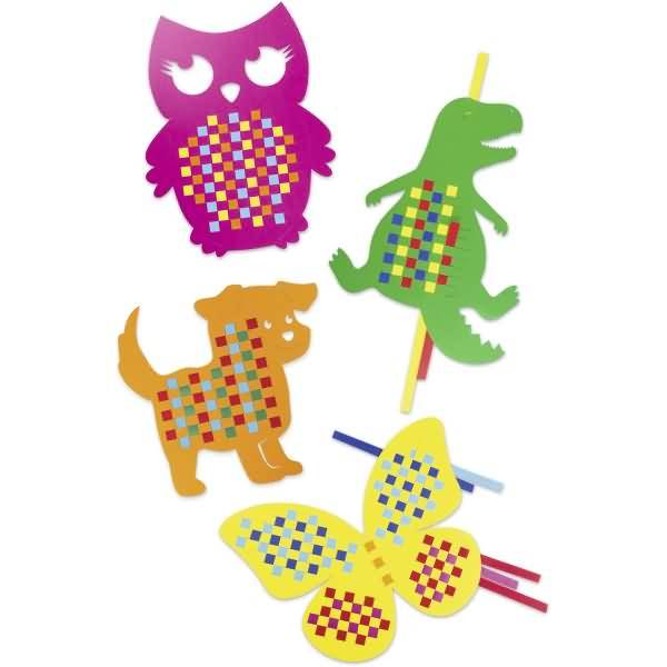 Flechtmotive A4 VE=27 Motive (9 Motive/Farben sortiert)