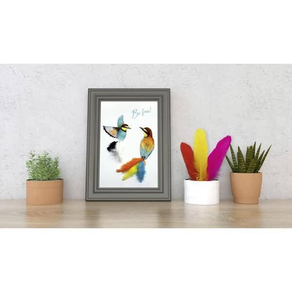 Flauschfedern 100g 10 Farben intensiv