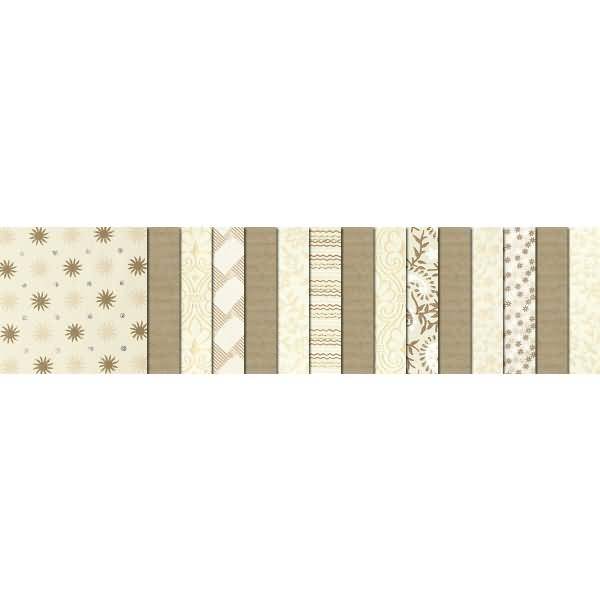 Naturpapier Indian Colours 13,7x13,7cm VE=15 Blatt beige
