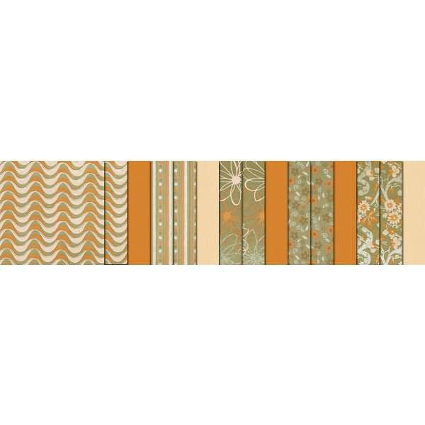 Naturpapier Indian Colours 13,7x13,7cm VE=15 Blatt orange