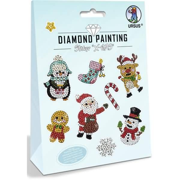 Diamond Painting Sticker 'X-mas'