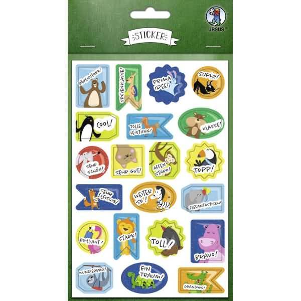 Sticker 'Belohnung' VE=84 Stück sortiert