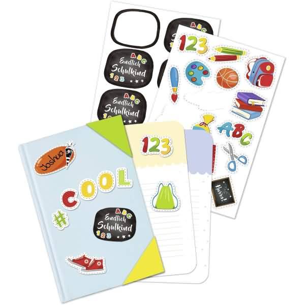 Sticker 'Schulbeginn' VE=74 Sticker sortiert