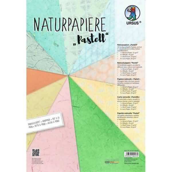 Naturpapier Pastell 23x33cm VE=10 Blatt