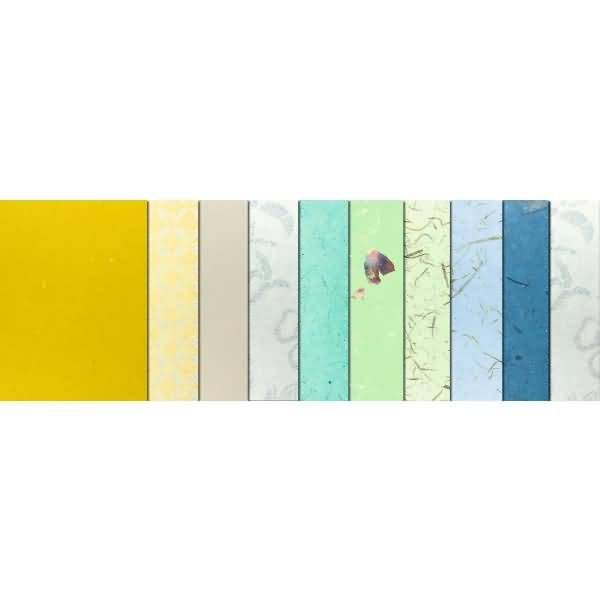 Naturpapier Aqua 23x33cm VE=10 Blatt