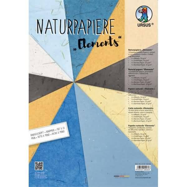 Naturpapier Elements 23x33cm VE=10 Blatt
